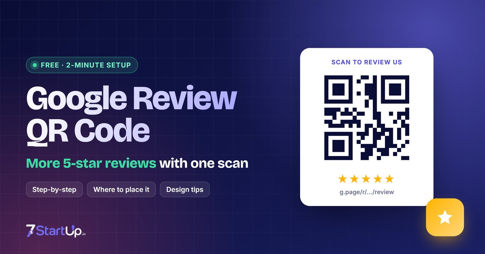 How to Create a Google Review QR Code for Free (Step by Step, 2026)